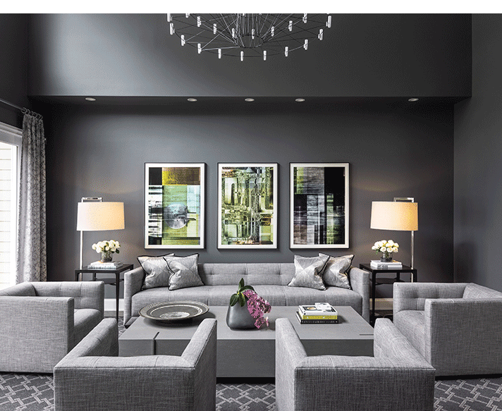 Living room design by AMW Design Studio. Photo by Martin Vecchio.