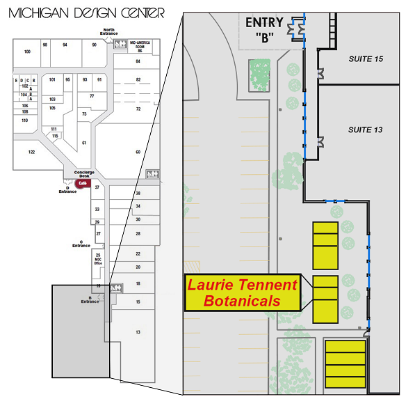Laurie Tennent Botanicals Tent