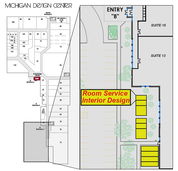 Room Service Map